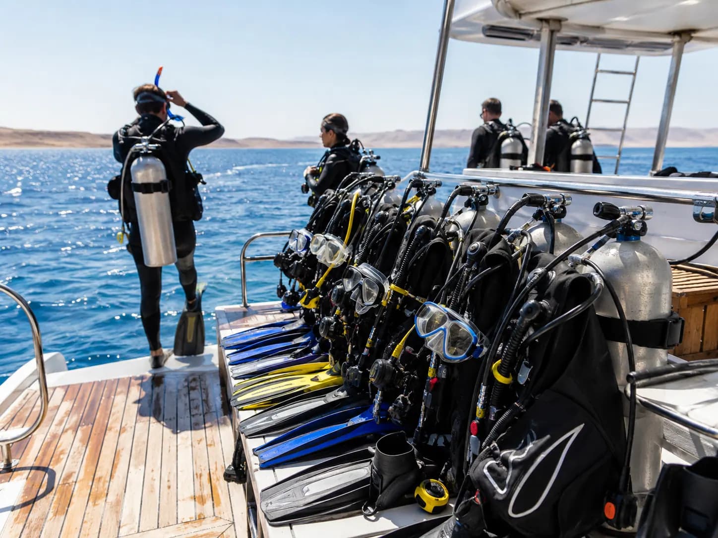 Certified diver exploring a Red Sea reef with Dive Red Sea