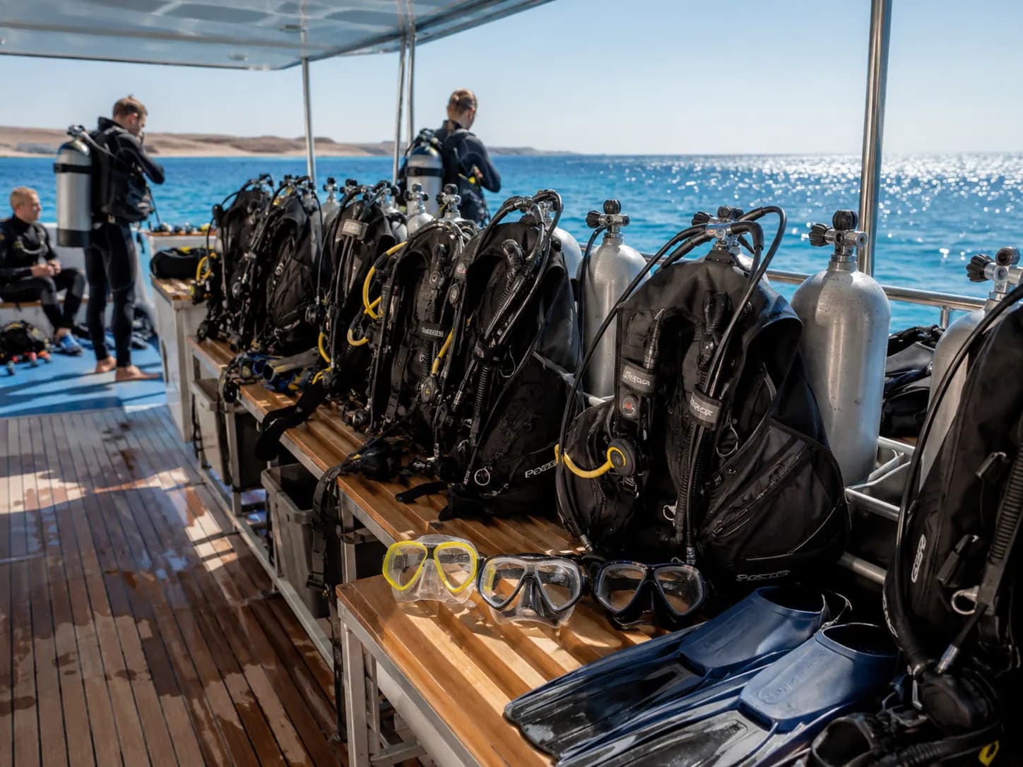 Certified diver exploring a Red Sea reef with Dive Red Sea